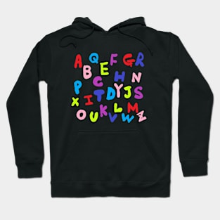 alphabet pattern Hoodie